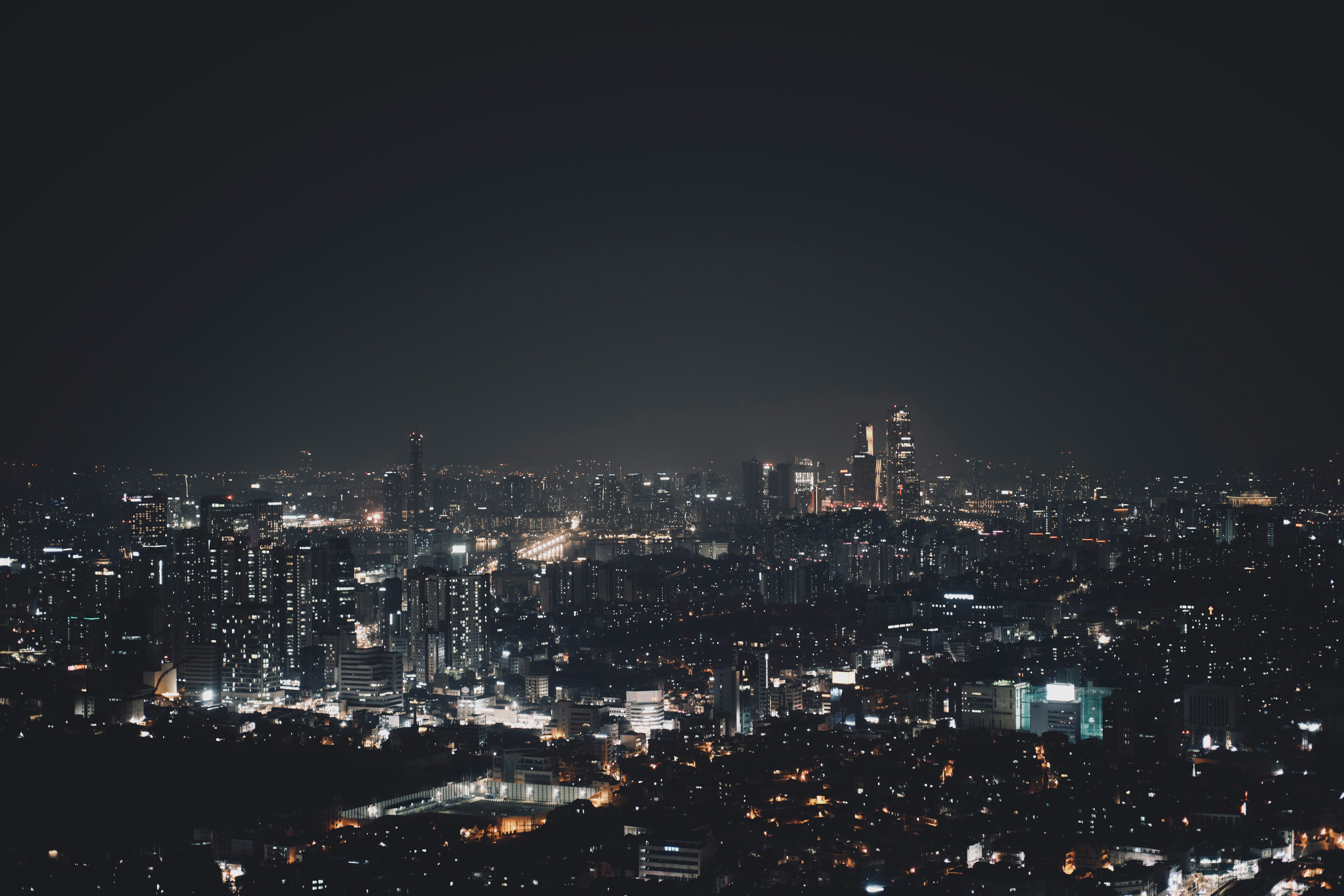 Night city or moving car